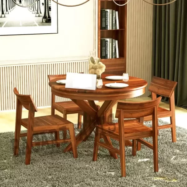 The Modernist Four-Seat Dining Table: A Statement Piece