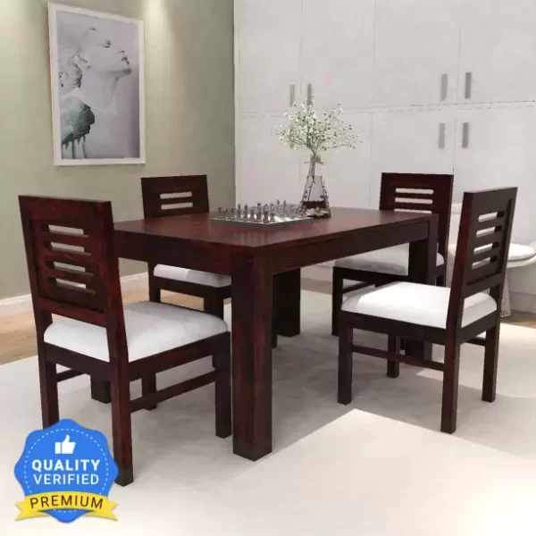 The Sleek & Chic Four-Person Dining Set for Modern Living